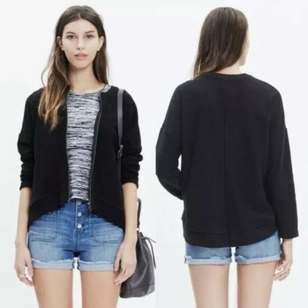 Madewell zip up cardigan M